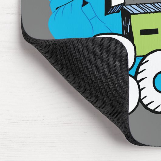 Elmo, Cookie & Grover | Flüchtige Blick-a-Boo Mousepad (Ecke)