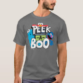 Elmo, Cookie & Grover | Flüchtige Blick-a-Boo T-Shirt (Vorderseite)