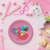 Elmo & Cookie Monster - BESTE FREUNDIN Pappteller (Party)
