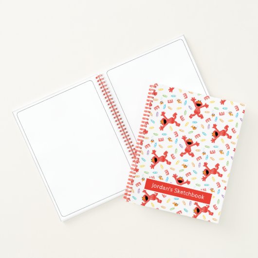 Elmo Crayon Muster Zeichnend Notizblock (Innenseite)