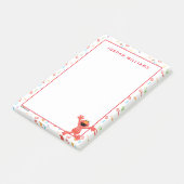 Elmo Crayon Pattern Post-it Klebezettel (angewinkelt)