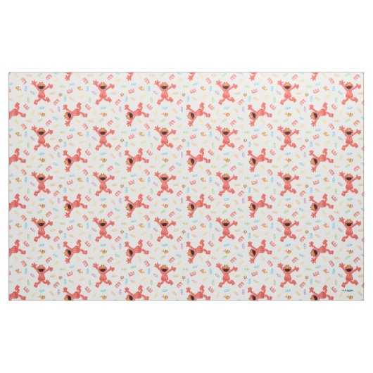 Elmo Crayon Pattern Stoff (Yard (91,4 cm))
