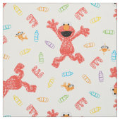 Elmo Crayon Pattern Stoff (Muster)