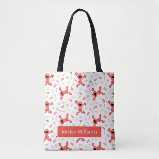 Elmo Crayon Pattern Tasche (Vorderseite)