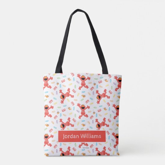 Elmo Crayon Pattern Tasche (Rückseite)