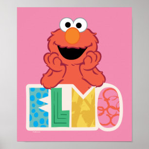 Elmo Cute & Lustig Poster
