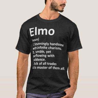 ELMO Definition Personalisiert Name Funny Birthday T-Shirt