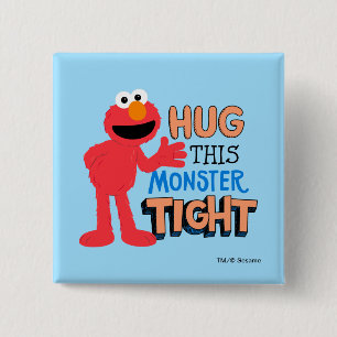Elmo   Dieses Monster umarmen Button
