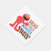 Elmo | Dieses Monster umarmen Serviette (Ecke)