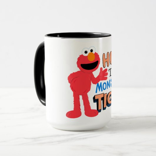 Elmo | Dieses Monster umarmen Tasse (Vorderseite Links)
