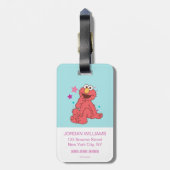 Elmo | Ein Lächeln ist immer im Stil Gepäckanhänger (Rückseite vertikal)