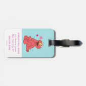 Elmo | Ein Lächeln ist immer im Stil Gepäckanhänger (Rückseite horizontal)