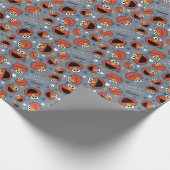 Elmo | Elmo beherrscht das Sternenmuster Geschenkpapier (Ecke)