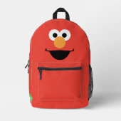 Elmo Face Art Bedruckter Rucksack (Vorderseite)