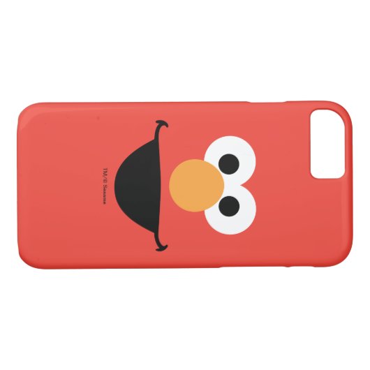 Elmo Face Art Case-Mate iPhone Hülle (Rückseite (Horizontal))