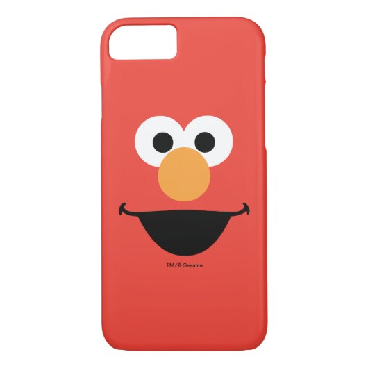 Elmo Face Art Case-Mate iPhone Hülle (Rückseite)