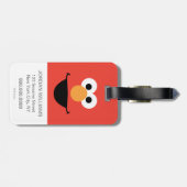 Elmo Face Art Gepäckanhänger (Rückseite horizontal)