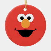 Elmo Face Art Keramik Ornament (Vorne)