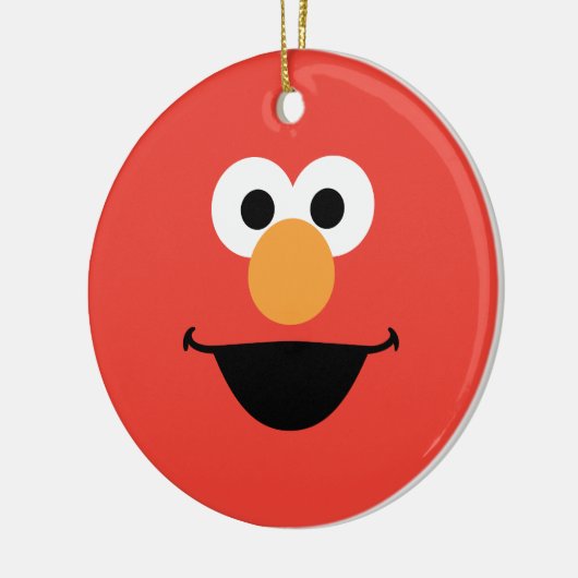 Elmo Face Art Keramik Ornament (Links)