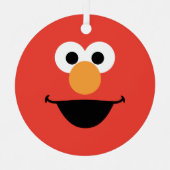 Elmo Face Art Ornament Aus Metall (Vorderseite)
