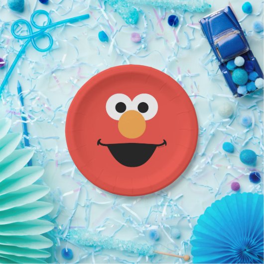 Elmo Face Art Pappteller (Party)