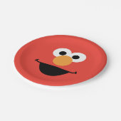 Elmo Face Art Pappteller (Schrägansicht)