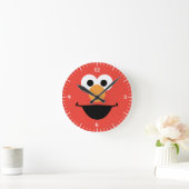 Elmo Face Art Runde Wanduhr (Zuhause)