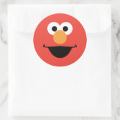 Elmo Face Art Runder Aufkleber (Tasche)