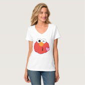 Elmo Face, der einen Kuss wirft T-Shirt (Vorderseite Vollansicht)