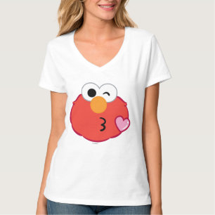 Elmo Face, der einen Kuss wirft T-Shirt