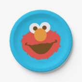 Elmo Face Pappteller (Vorderseite)