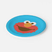 Elmo Face Pappteller (Schrägansicht)