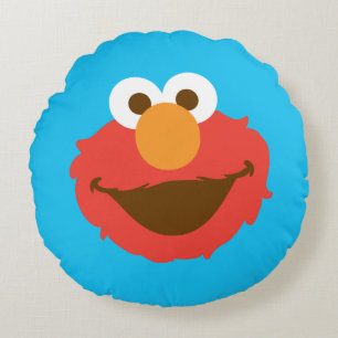 Elmo Face Rundes Kissen
