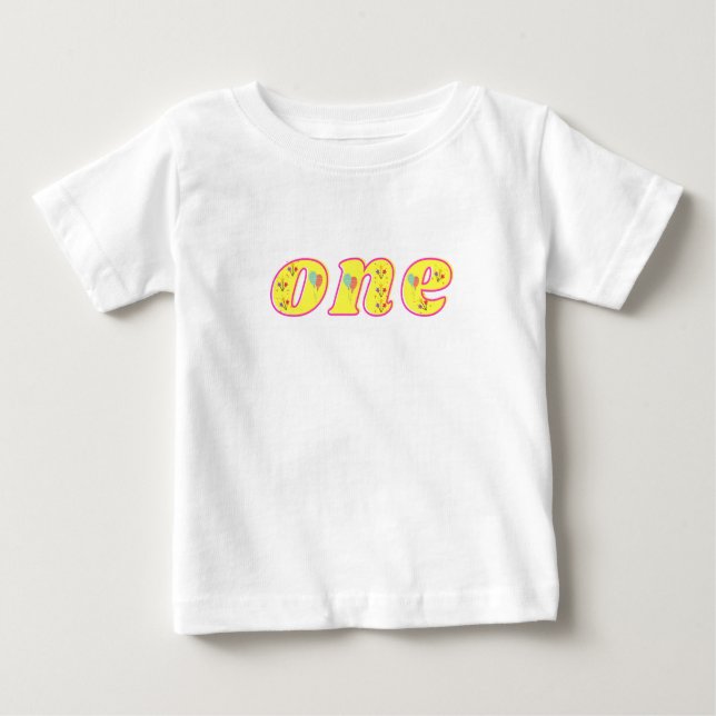 Elmo First Birthday Baby T - Shirt 2021 (Vorderseite)