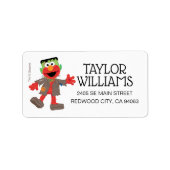 Elmo | Frankenstein Costume Adressaufkleber (Vorne)