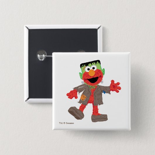 Elmo | Frankenstein Costume Button (Vorne & Hinten)