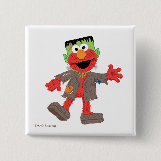 Elmo | Frankenstein-Kostüm Button (Vorderseite)