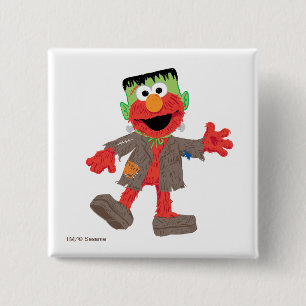 Elmo   Frankenstein-Kostüm Button