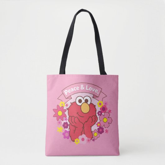 Elmo | Frieden und Liebe Tasche (Vorderseite)