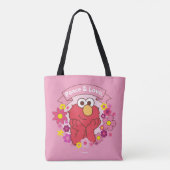 Elmo | Frieden und Liebe Tasche (Rückseite)