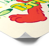 Elmo | Fröhlich und Hell Poster (Ecke)