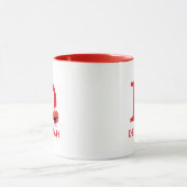 Elmo Fügen Sie Ihren Namen und Monogramm D hinzu Tasse (Zentrum)