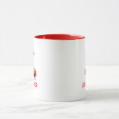 Elmo Fügen Sie Ihren Namen und Monogramm J hinzu Tasse (Zentrum)