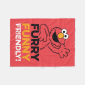 Elmo | Funny Friendly Fleecedecke (Vorderseite (Horizontal))