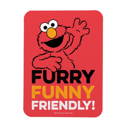 Elmo | Funny Friendly Magnet (Vertikal)