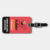 Elmo | Funny Friendly | Name hinzufügen Gepäckanhänger (Vorderseite horizontal)