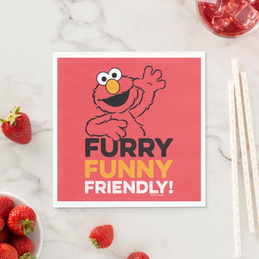 Elmo | Funny Friendly Serviette (Beispiel)