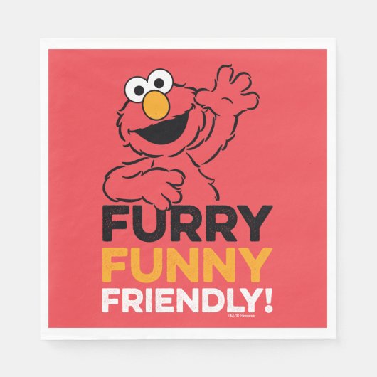 Elmo | Funny Friendly Serviette (Vorderseite)
