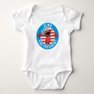 Elmo für den Präsidenten - Flagge Baby Strampler