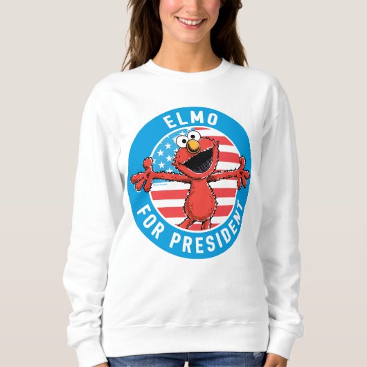 Elmo für den Präsidenten - Flagge Sweatshirt (Vorderseite)